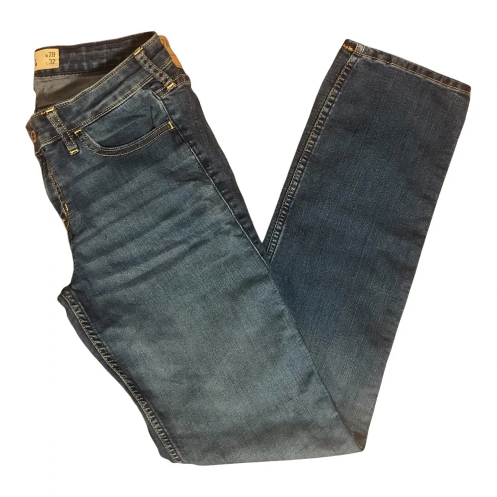 🔹Hollister Women's Straight Leg Blue Jeans Sz 7-R🔹 - Picture 6 of 11